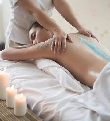 Woman having a relaxing massage